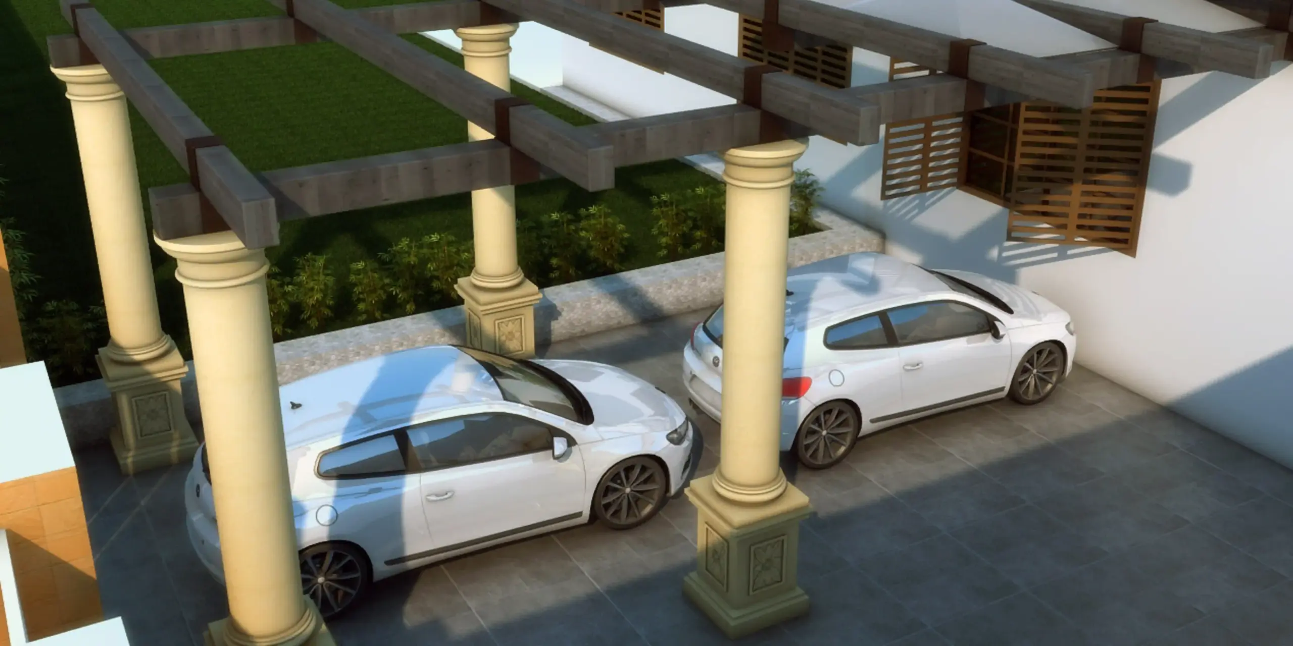 AL JADID CONSTRUCTIONS – CAR PORCH